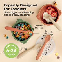 Load image into Gallery viewer, 3-Pack Prep Baby Spoons (Terracotta)