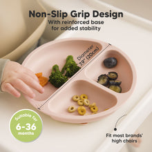 Load image into Gallery viewer, 3-Pack Prep Silicone Suction Plates with Lids (Amaze)