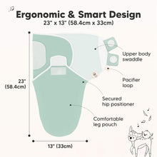 Load image into Gallery viewer, 3-Pack Soothe Swaddle Wraps (Sage)