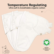 Load image into Gallery viewer, 3-Pack Soothe Swaddle Wraps (Soft White)