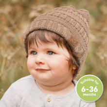 Load image into Gallery viewer, 3-Pack Warmzy Baby Beanies (Dune, M)