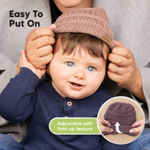 Load image into Gallery viewer, 3-Pack Warmzy Baby Beanies (Dune, M)