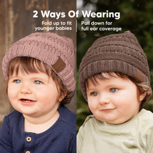 Load image into Gallery viewer, 3-Pack Warmzy Baby Beanies (Tawny, M)
