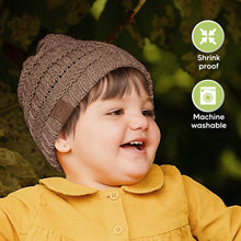 Load image into Gallery viewer, 3-Pack Warmzy Baby Beanies (Pecan, M)