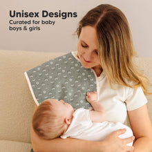 Load image into Gallery viewer, 4-Pack Hallo Burp Cloths (Fleur)