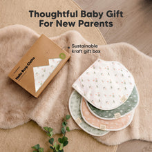 Load image into Gallery viewer, 4-Pack Hallo Burp Cloths (Fleur)