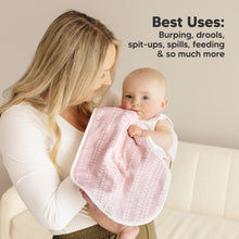 Load image into Gallery viewer, 4-Pack Hallo Burp Cloths (Sweet Charm)