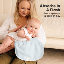 Load image into Gallery viewer, 4-Pack Hallo Burp Cloths (Flora Dew)