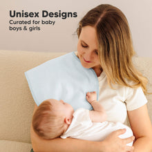 Load image into Gallery viewer, 4-Pack Hallo Burp Cloths (Flora Dew)