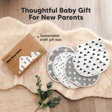 Load image into Gallery viewer, 4-Pack Hallo Burp Cloths (Grayscape)