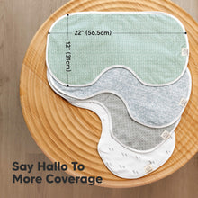 Load image into Gallery viewer, 4-Pack Hallo Burp Cloths