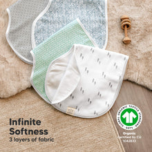 Load image into Gallery viewer, 4-Pack Hallo Burp Cloths