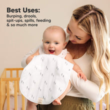 Load image into Gallery viewer, 4-Pack Hallo Burp Cloths