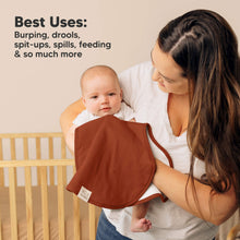 Load image into Gallery viewer, 4-Pack Hallo Burp Cloths (Sahara)