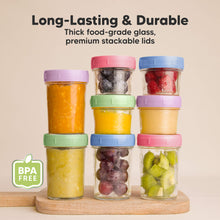 Load image into Gallery viewer, 4-Pack Prep Jars Food Glass Containers (Nord)