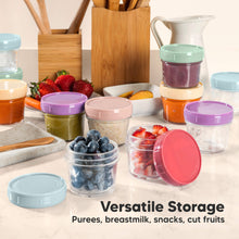 Load image into Gallery viewer, 4-Pack Prep Jars Food Glass Containers (Nord)