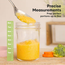 Load image into Gallery viewer, 4-Pack Prep Jars Food Glass Containers (Roseate)