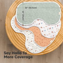 Load image into Gallery viewer, 4-Pack Hallo Burp Cloths (Wilderness)