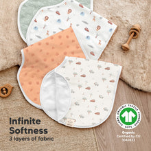 Load image into Gallery viewer, 4-Pack Hallo Burp Cloths (Wilderness)