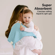Load image into Gallery viewer, 5-Pack Lumi Muslin Burp Cloths (Nimbus)