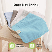 Load image into Gallery viewer, 5-Pack Lumi Muslin Burp Cloths (Nimbus)
