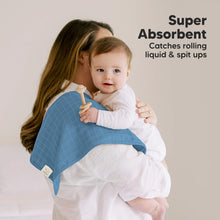 Load image into Gallery viewer, 5-Pack Lumi Muslin Burp Cloths (Primeval)