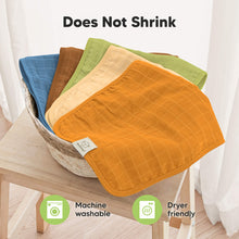 Load image into Gallery viewer, 5-Pack Lumi Muslin Burp Cloths (Primeval)