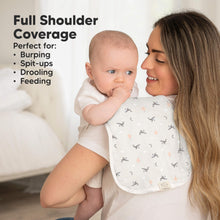 Load image into Gallery viewer, Softe Muslin Baby Burp Cloth (Marine Muse)