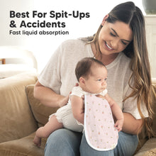 Load image into Gallery viewer, Softe Muslin Baby Burp Cloth (Wild Bloom)