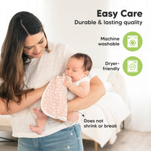 Load image into Gallery viewer, Softe Muslin Baby Burp Cloth (Fleur)