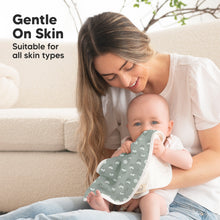 Load image into Gallery viewer, Softe Muslin Baby Burp Cloth (Fleur)