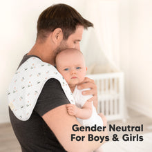 Load image into Gallery viewer, Softe Muslin Baby Burp Cloth (Fleur)