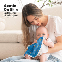 Load image into Gallery viewer, Softe Muslin Baby Burp Cloth (Cosmo)