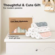 Load image into Gallery viewer, 6-Pack Cami Baby Washcloths (Fleur)