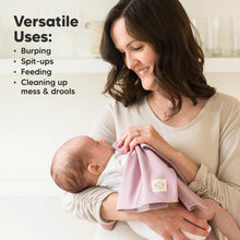 Load image into Gallery viewer, Shea Burp Cloths (Mauve)