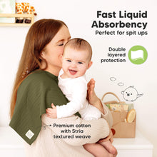 Load image into Gallery viewer, 6-Pack Shea (Stria) Burp Cloths (Basic)