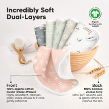 Load image into Gallery viewer, 6-Pack Cami Baby Washcloths (Fleur)
