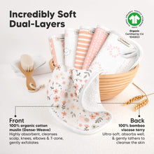 Load image into Gallery viewer, 6-Pack Cami Baby Washcloths (Sweet Charm)