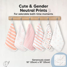 Load image into Gallery viewer, 6-Pack Cami Baby Washcloths (Sweet Charm)
