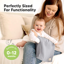 Load image into Gallery viewer, 6-Pack Shea (Stria) Burp Cloths (Granite)