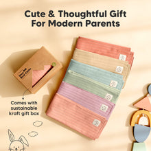 Load image into Gallery viewer, 6-Pack Shea (Stria) Burp Cloths (Muted Pastel)