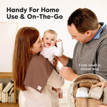 Load image into Gallery viewer, 6-Pack Shea (Stria) Burp Cloths (Rosewood)