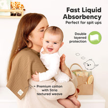 Load image into Gallery viewer, 6-Pack Shea (Stria) Burp Cloths (Terracotta)