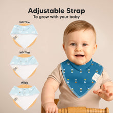 Load image into Gallery viewer, 8-Pack Organic Bandana Bibs (Builders)