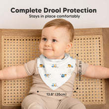 Load image into Gallery viewer, 8-Pack Organic Bandana Bibs (Builders)