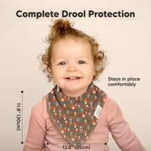 Load image into Gallery viewer, 8-Pack Organic Bandana Bibs (Fall Spores)