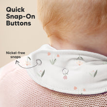 Load image into Gallery viewer, 8-Pack Organic Bandana Bibs (Fleur)