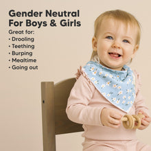 Load image into Gallery viewer, 8-Pack Organic Bandana Bibs (Flourish)