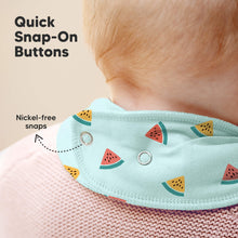 Load image into Gallery viewer, 8-Pack Organic Bandana Bibs (Mesozoic)