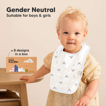 Load image into Gallery viewer, 8-Pack Coast Drool Bibs (Marine Muse)